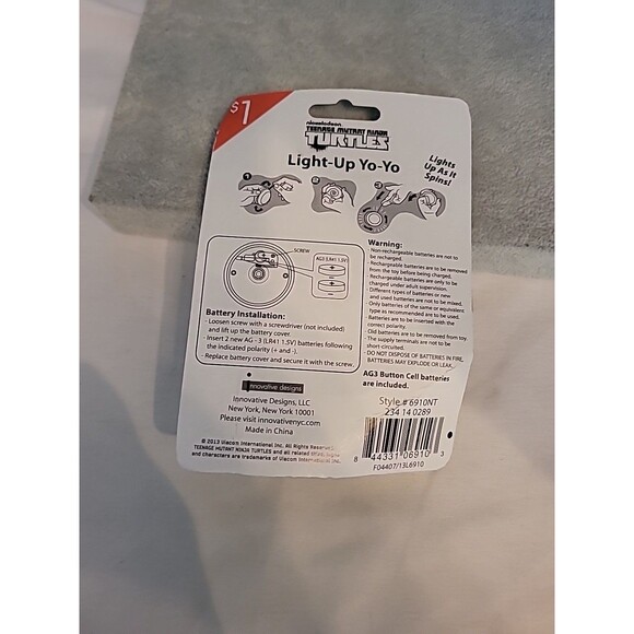 NIB Nickelodeon Teenage Mutant Ninja Turtles Light Up YO-YO - Picture 10 of 14